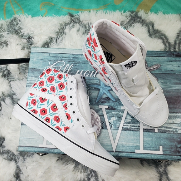 Vans sk8-HI Flowers 💐😍 (CL) - Picture 5 of 14